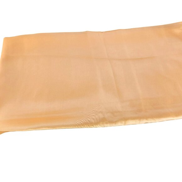 Peach Wild Rag Large Scarf 35x35" Satin Western Accessory Cowgirl or Cowboy - Picture 3 of 11